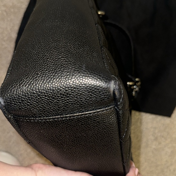 100% authentic Chanel black small shopping tote bag - Picture 16 of 16